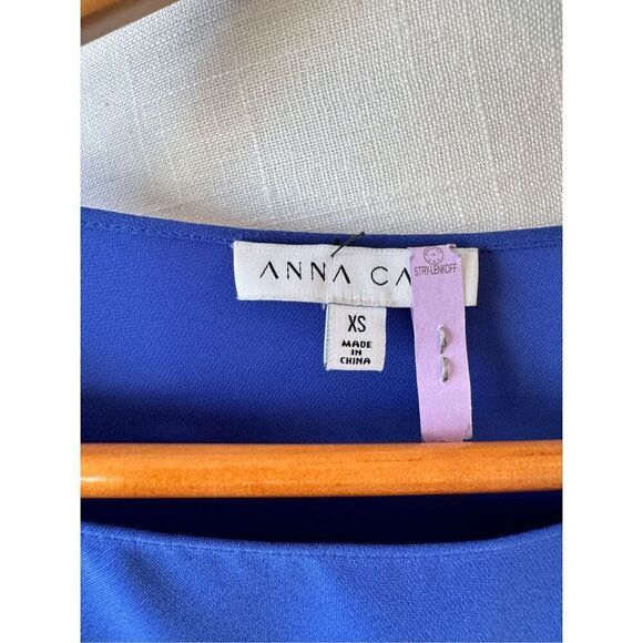 Anna Cate Eva Flutter Sleeve Dress In Dark Navy Size XSmall - Picture 4 of 8